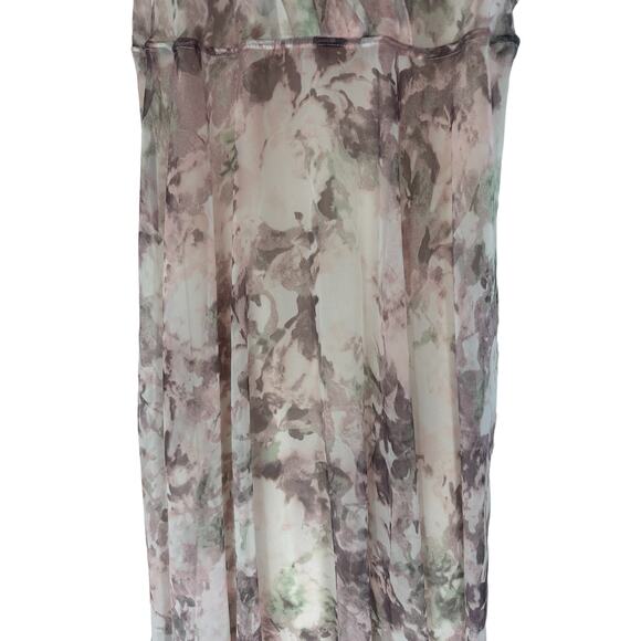 Jenny Yoo Lilac Blush Pink Romantic Whimsical Floral Formal Maxi Dress Size 6 - Picture 7 of 15